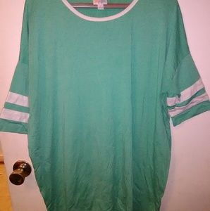 Lularoe Green Jersey Irma